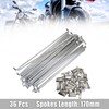 sourcing map 36 Pieces 3.5 mm Thread Diameter Motorcycle Wheel