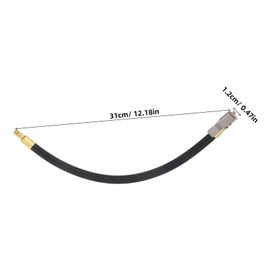 Operitacx Tire Inflator Extension Tube High Hose Accessory for Quick Inflation of Bicycles Motorcycles and Car Tires Durable Pump Adapter for Versatile Compatibility