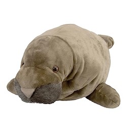 Wild Republic Jumbo Manatee Plush, Giant Stuffed Animal, Plush Toy, Gifts for Kids, 30 inches