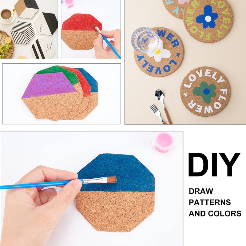 BENECREAT 10 Pack 11.5 x 8.2 A4 Cork Sheets (2mm