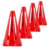 Optimum Training Collapsible Cones (Pack of 4) - Red, 9-Inch