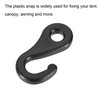 MECCANIXITY Camping Snaps Hooks Plastic Buckles, 6.5mm Hole Clip Accessories