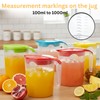 1 x Plastic Jug 1Litre Fridge Door Water Jug -