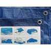 4 x 8 m Blue Heavy Duty Tarpaulin Waterproof Cover