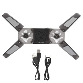 XUMIUZIY USB Cooling Pad for Laptops - Black, 2 Fans, Air Cooling, Laptop Cooler with Speaker Stand