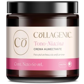 Collagenic Crema Facial Antimanchas Niacinamida Unifica Tono Regula Producción Grasa Reduce Poros Abiertos Imperfecciones Hidrata Suaviza Día Noche