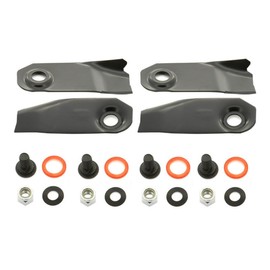 4X Blades & Bolts Set for Victa Rear Catcher Lawn Mower CA09506S CA09277 CA09306