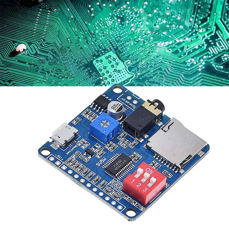 Grnlucja DY-SV5W Voice Playback Module for MP3 Music Player Voice