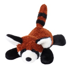 Apricot Lamb Toys Plush Lying Red Panda Ailurus Fulgens Stuffed Animal Soft Cuddly Perfect for Kids 13.4 Inches