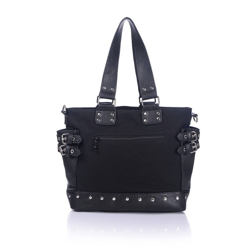 NACZHLOVELL Women's Tote Bag, Shoulder Punk with Rivets, Handbag, 2-Way,