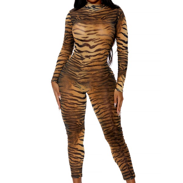 Cant Be Tamed Sexy Tiger Costume Tiger S-M