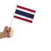 10 PCS Thailand Handheld Small Flag, Thai Hand held Mini