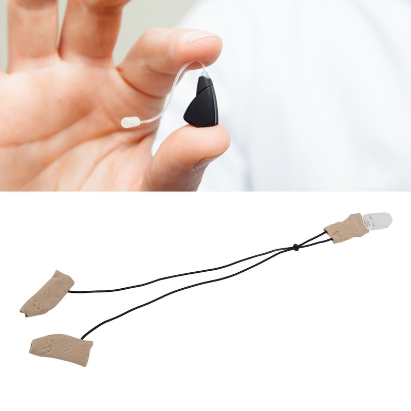 Hearing Aid Holder Clip Portable Anti Lost Cotton BTE Hearing