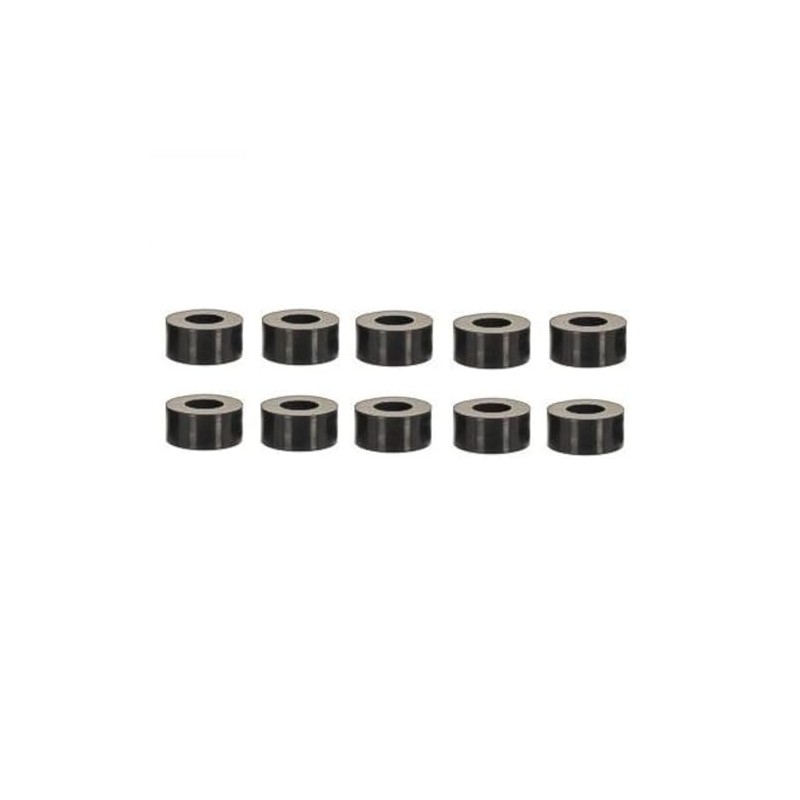 Spacer Sleeves for M8 Screws, Length 5 mm, Plastic, Black,