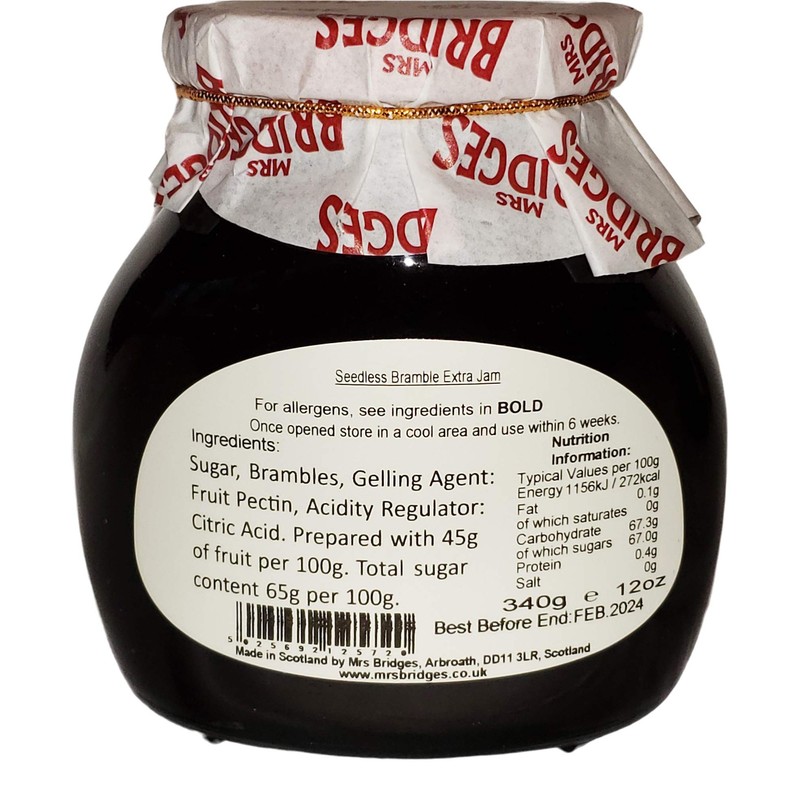 Mrs. Bridges of Scotland, Set of 2 Jars, Seedless Bramble