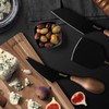 hecef Cheese Knife Set of 3, Bronze Grain Multipurpose Retro