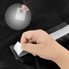 YUEBOSUL 100 PCS Clear Sticky Hang Tabs, Plastic Sticky Hanging