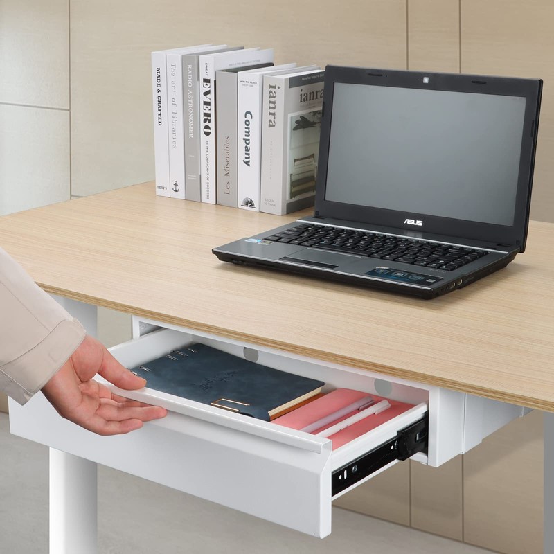 OSteed Under Desk Drawer 18", Pull-out Storage Organizer with Large