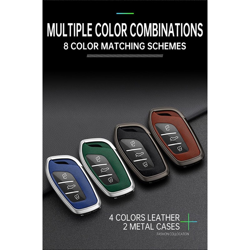 HIBEYO Smart Car Key Case Fits MG EV EHS EZS