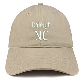 Trendy Apparel Shop Raleigh NC Low Profile Soft Cotton Baseball Cap - Khaki