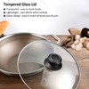15 Inch Tempered Glass Lid Replacement Cover for 15" Cast