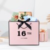 16th Pink Birthday Gift Bag 12.6× 4.3× 10.6 Inches 16