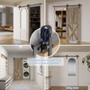 CCJH 7FT Heavy Duty Sturdy Sliding Barn Door Hardware Kit