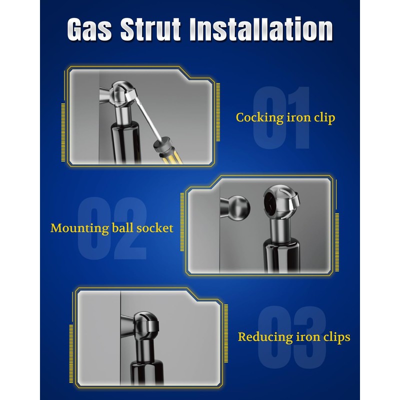 Qty(2) ARANA PM3269 Front Hood Struts Shocks Campatible with 2010