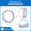 OHLECTRIC 4" Square Steel Work Box Extension Rings (4 Pack)|