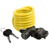 M-Wave 12338661 S 10.18 Spiral Cable Lock, Yellow