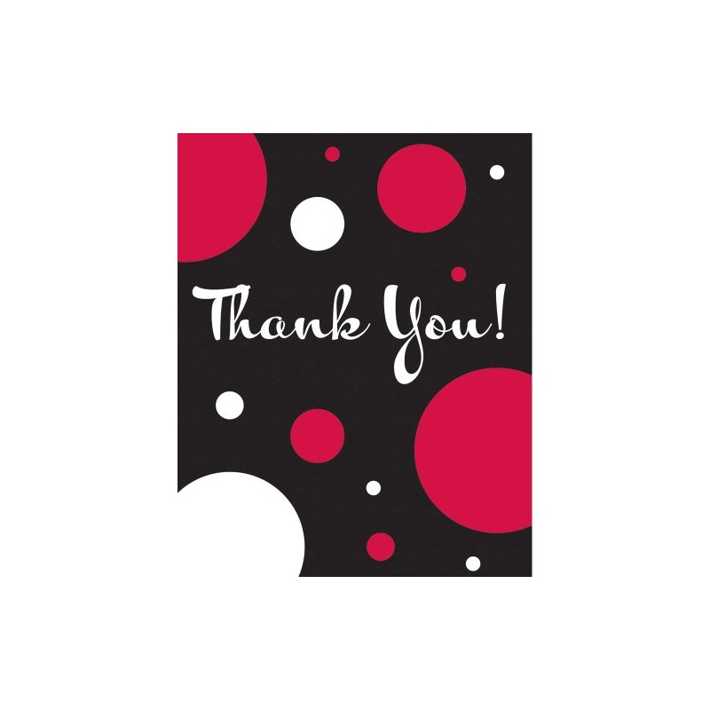 8-Count Thank You Notes, Cupcake Blowout