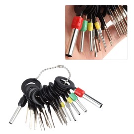 Wire Terminal Removal Tool, 18 Pcs Car Universal Wire Harness Terminal Disassembly Tool On-Board Computer Line Repair Kit Back Pin Removal Tool