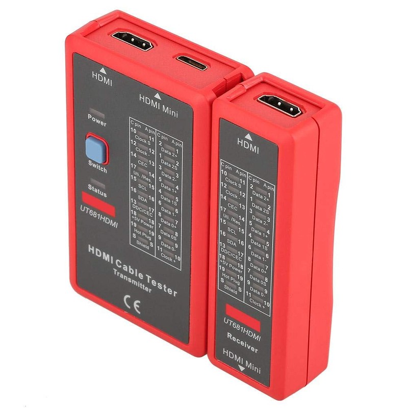 Oumefar HDMI Mini-HDMI Battery Operated Data High Definition Cable Tester