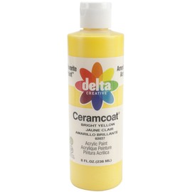 Delta Creative Ceramcoat Acrylic Paint in Assorted Colors (8 oz), , Bright Yellow