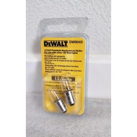 DeWalt Flashlight Replacement Bulbs 12 volts dw9043