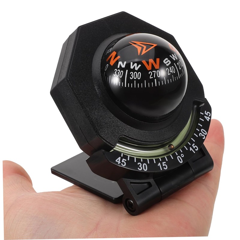 GRIRIW Car Dashboard Compass High Precision Automotive Compass with Slope