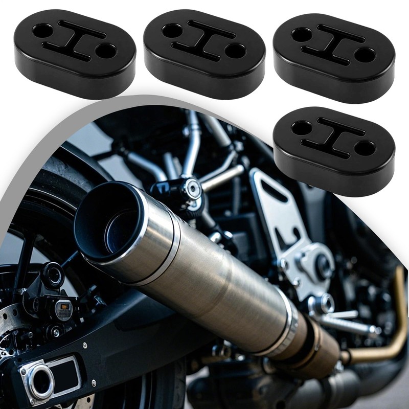 Exhaust Hanger Kit | Shock-Absorbing Double-Hole Exhaust Bracket | Anti-ScratchAutomotive