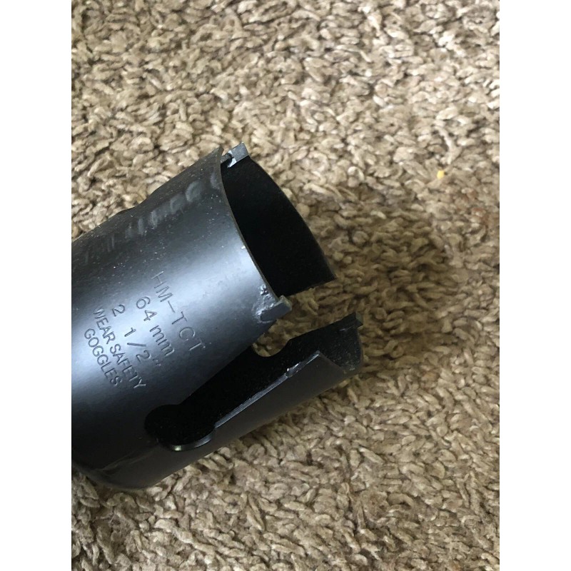 New Spyder 2-1/2” Tungsten Carbide Tipped Hole Saw 600028 2.5”