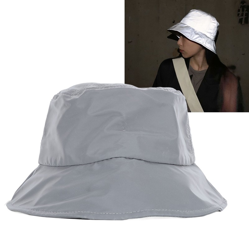 Reflective Hat Skin Friendly Breathable Stylish Cotton Bucket Hat for