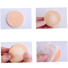 Healeved 72pcs Dual-sided Round Makeup Sponges for Wet and Dry Use Soft Powder Puff Applicators for Liquid and Cream Foundations Makeup Tool Bag