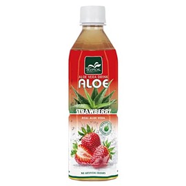 Tropical Tropical Aloe Vera Drink Strawberry, erfrischendes Getr?nk mit echter Aloe Vera, mit Pfand DPG, 1 x 500 ml