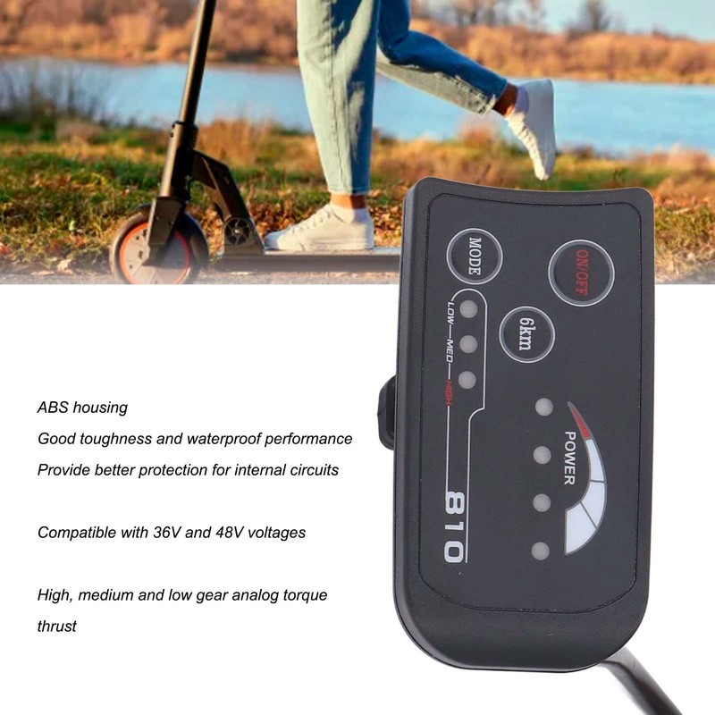 Astibym Electric Control Panel, Gear Memory Function Waterproof Electric S810