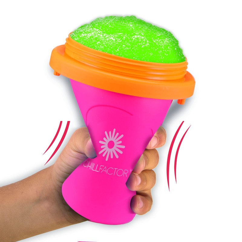 ChillFactor slushy maker Neon Pink - Reusable slushy maker cup,