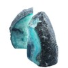 AMOYSTONE Agate Geode Bookends Heavy Duty Stone Book Ends Decorative