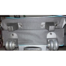 Insulated Cooler on Wheels with Retractable Handle (60-Can Capacity).