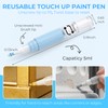 UPZIGS Refillable Touch Up Paint Pen, 3 Pack for Walls