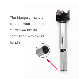 Forstner Drill Bits 23mm Tungsten Carbide Wood Hole Saw Auger Opener Woodworking Drilling Tool Wood Cutter