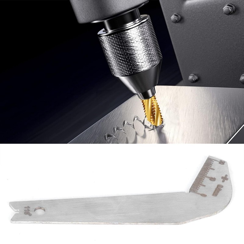 Walfront 2Pcs Drill Bit Angle 118 Degree Metal Blade Measurement
