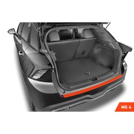Luxshield Car Bumper Protector Set MG 4 I 2022 - 2024 - Rear Bumper guards for cars, anti scratch, Paint Protector For Sill Lip - Carbon Black