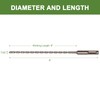 HLOFIZI 7/32" x 8" SDS Plus Hammer Drill Bits Masonry